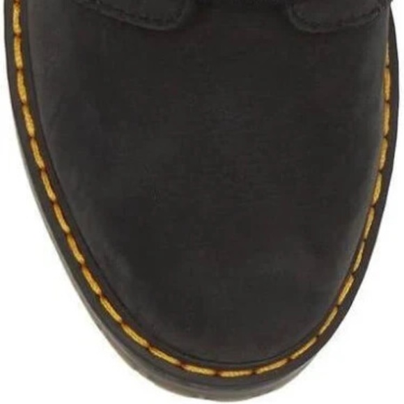 Dr. Martens Women's Leona Platform Quad Retro Black Milled Nubuck US 7 RARE! - Picture 3 of 4